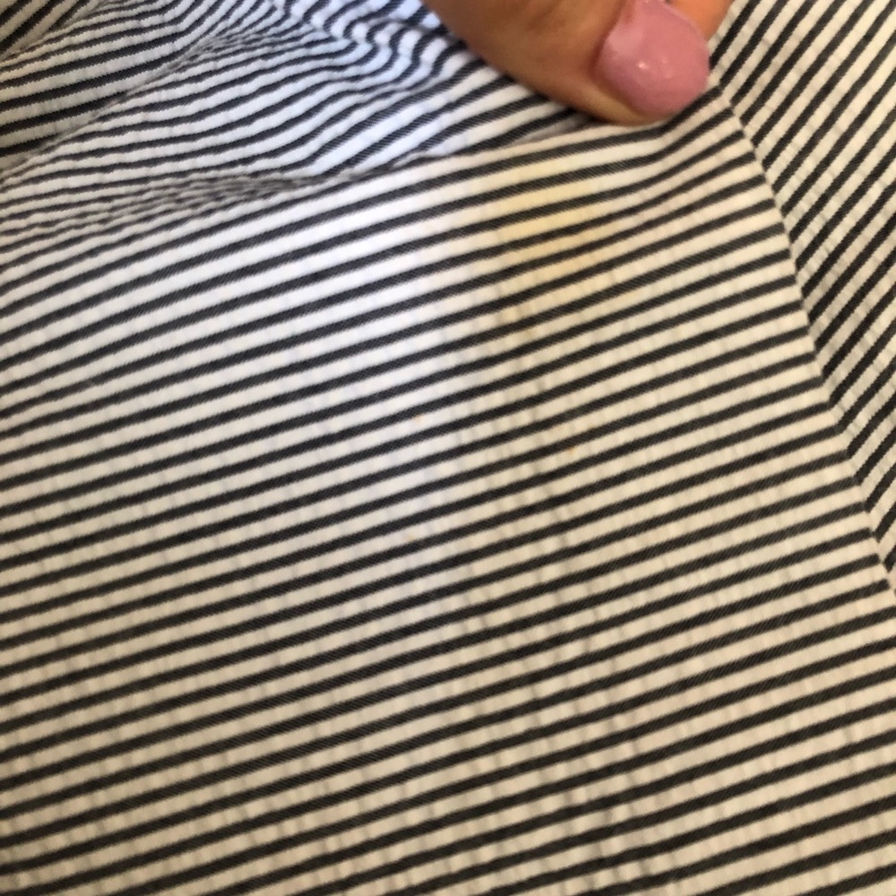 Ann Taylor LOFT Striped Cotton Pants Size 6 - Picture 8 of 8